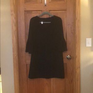 Navy blue shift dress